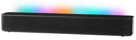 Onn 2.0 Led Soundbar With 2 Speakers and Multicolour Lighting, 20 in, Black