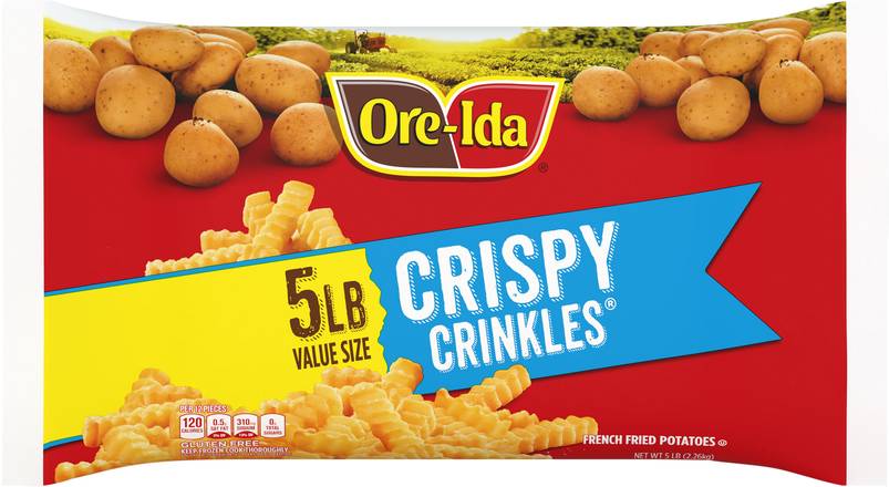 Ore-Ida Value Size Golden Crinkles French Fried Potatoes