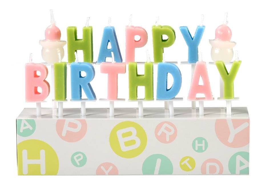 HAPPY BIRTHDAY蠟燭