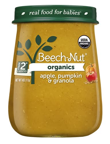 Beech-Nut Stage 2 Organics Apple, Pumpkin & Granola (4 oz)