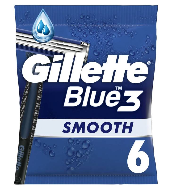 Gillette - Rasoirs jetables blue 3 smooth (6)