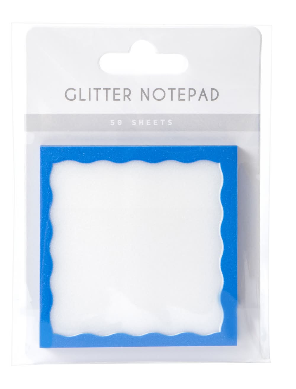 Glitter Notepad Blue