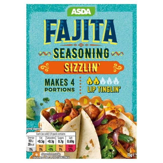 ASDA Sizzlin' Fajita Seasoning 35g
