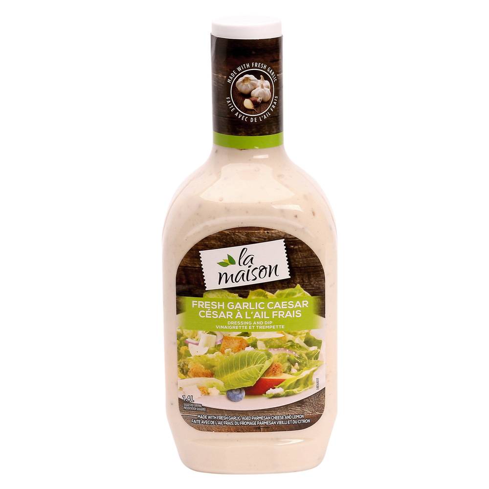 La Maison Fresh Garlic Caesar Dressing, 1.4 L