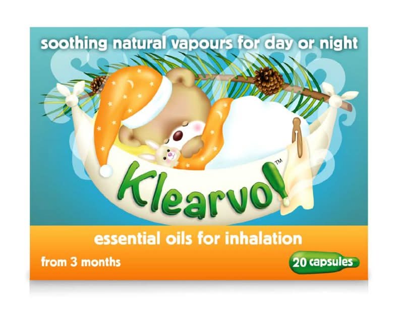 Klearvol Essential Oils Inhalation Capsules 3+ Months (20 pack)