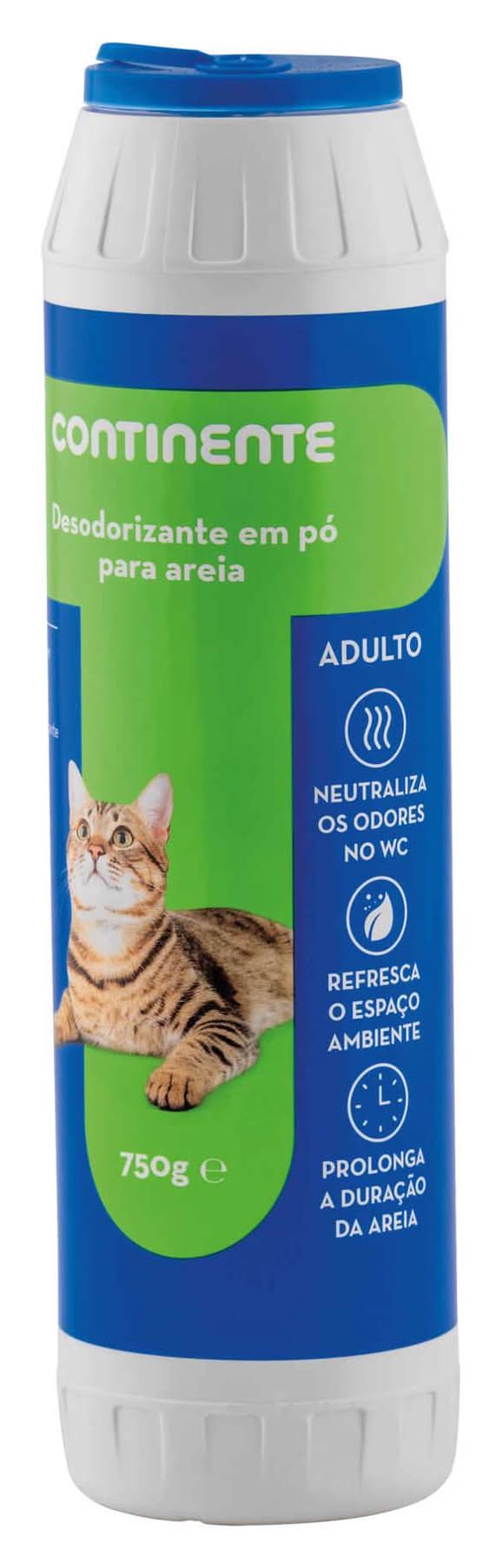 Absorvente para Gato Desodorizante em Pó Continente (emb. 750 gr)