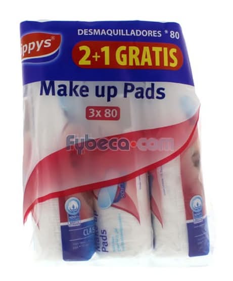 Desmaquillantes Tippys Pack Discosx80 Pague 2 Lleve 3