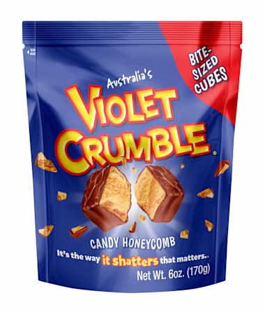 Violet Crumble® Candy Honeycomb Cubes 6oz