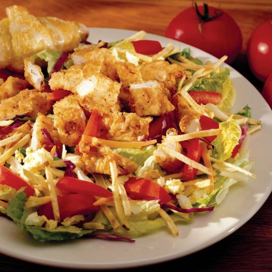 Southern Fried Chicken Tender Salad