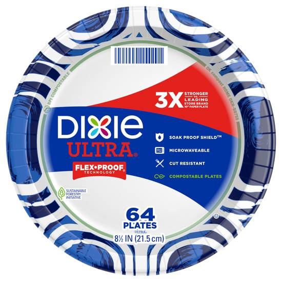 Dixie Ultra 8.5" Flex-Proof Plates