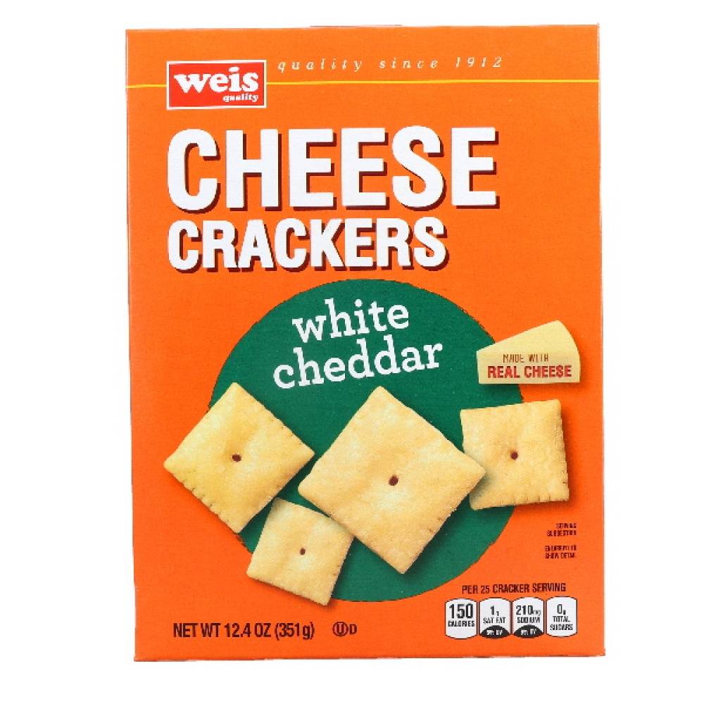 Weis Quality Crackers White Cheddar Cheese