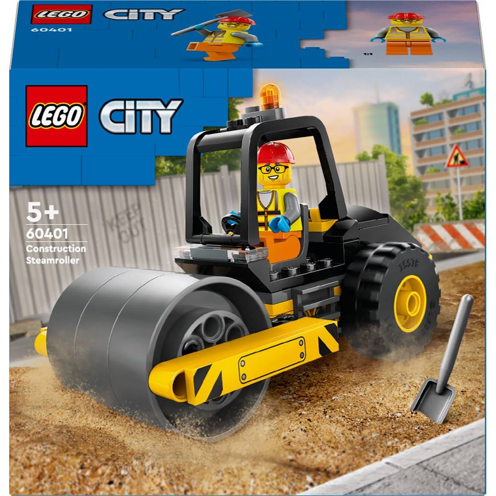 LEGO  City Le Rouleau Compresseur de Chantier 60401  LEGO - la boîte