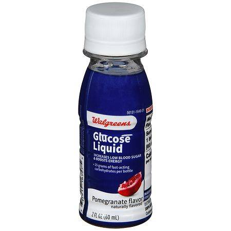 Walgreens Glucose Liquid Pomegranate (2 fl oz)