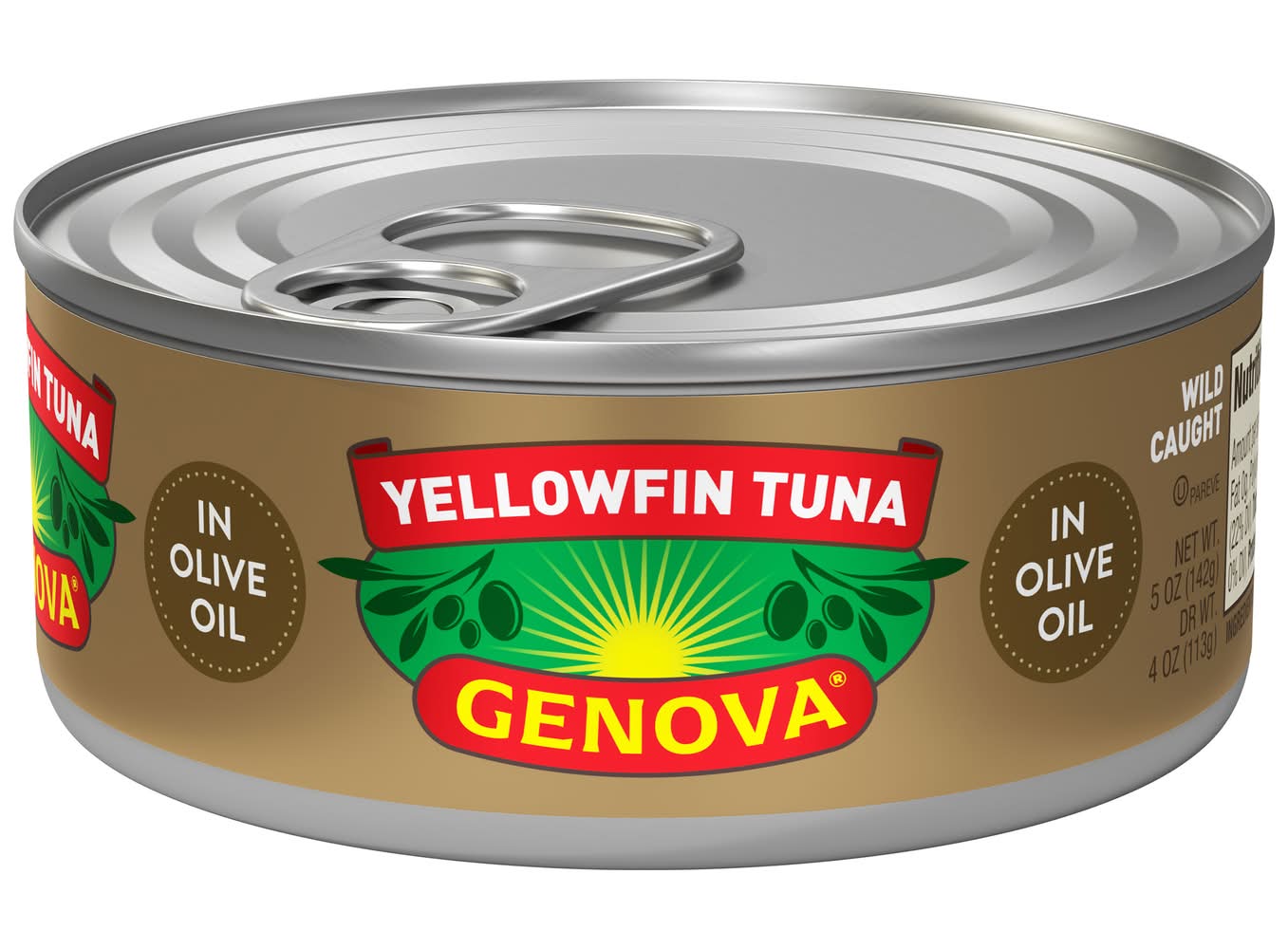 Genova Yellowfin Tuna in Olive Oil (5 oz)