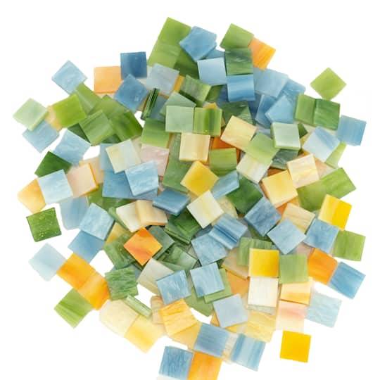 Oceanside Compatible Small Mosaic Stained Glass Squares (8 oz)