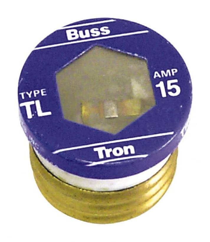 Cooper Bussmann 3 -Pack 15 Amp Time delay Plug Fuse | BP/TL-15