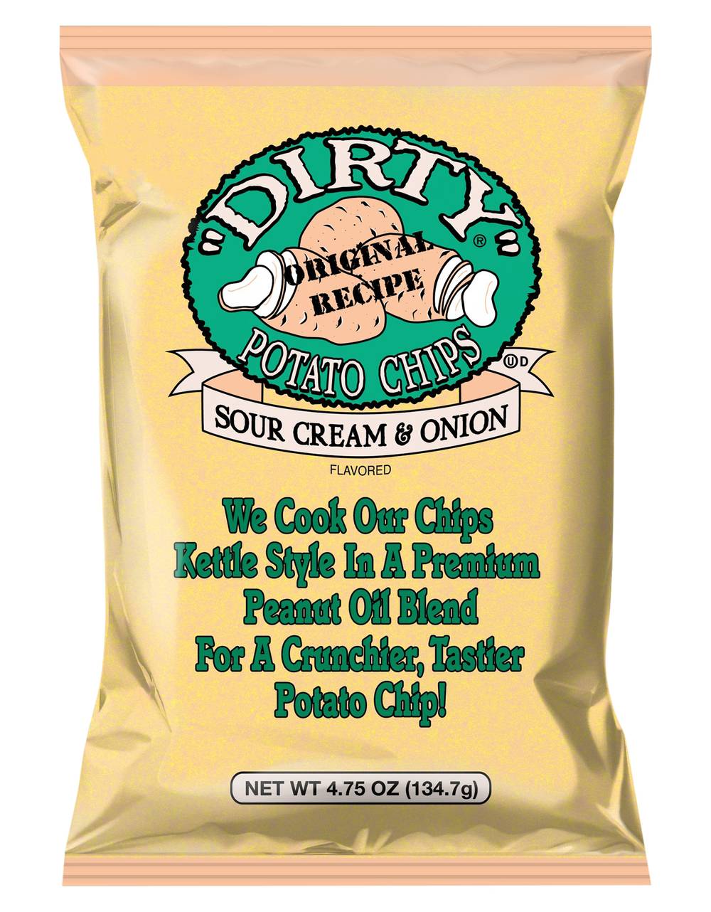 Dirty Sour Cream & Onion Potato Chips (4.75 oz)