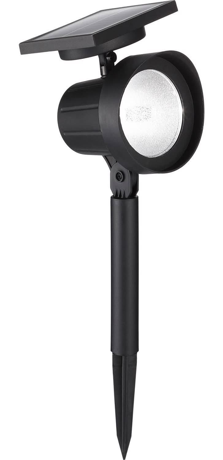 Living Accents Black Solar Powered 0.5 W Led Spotlight 1 Pk