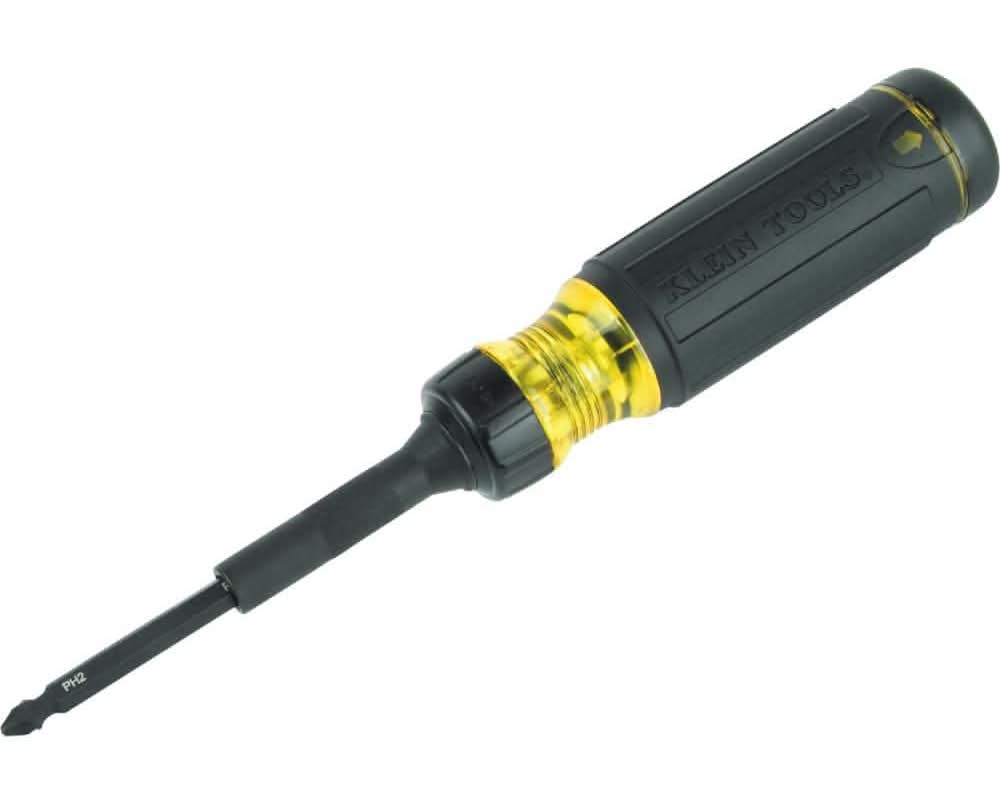 Klein Tools 15-In-1 Ratcheting Impact Multi-Bit Screwdriver