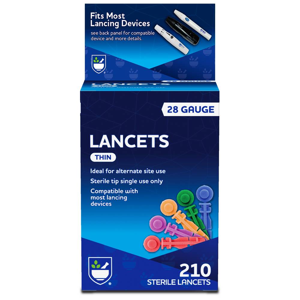 Rite Aid Lancets - 28 Gauge, 210 ct