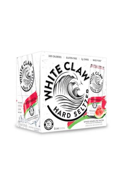 White Claw Spiked Sparkling Water Hard Seltzer (6 ct, 12 fl oz) (watermelon)