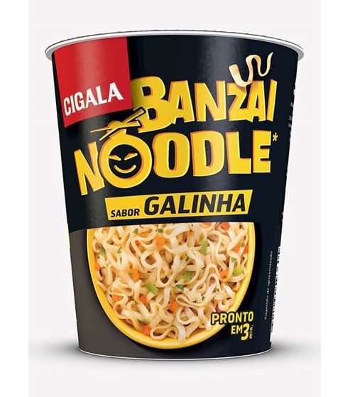 Banzai Noodle Sabor Galinha Cigala 67 Gr
