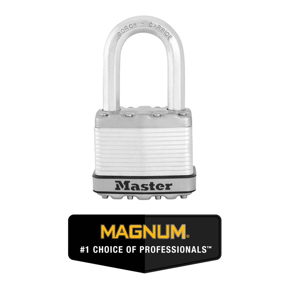 Master Lock Heavy Duty Outdoor Keyed Padlock, 2-in Wide x 1-1/2-in Shackle | M5XKADLF