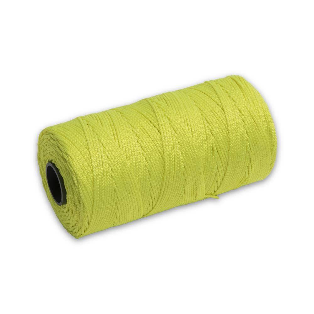 Marshalltown 250-ft Braided Fluorescent Yellow Nylon Mason Line String | 632-L