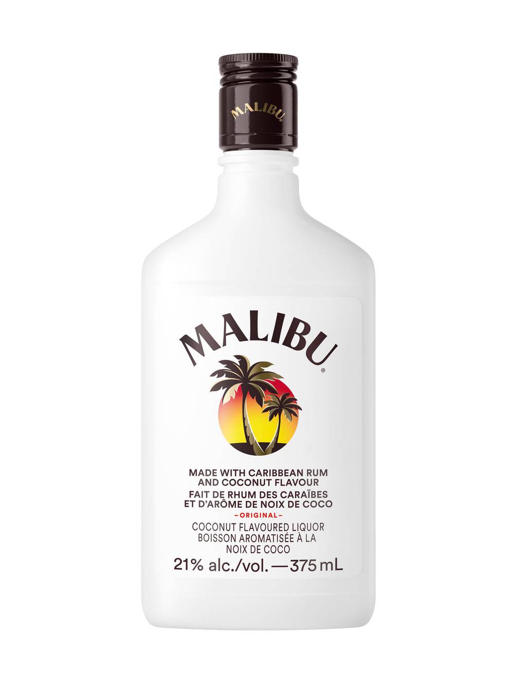 Malibu Flavored Rum, Coconut (375 ml)