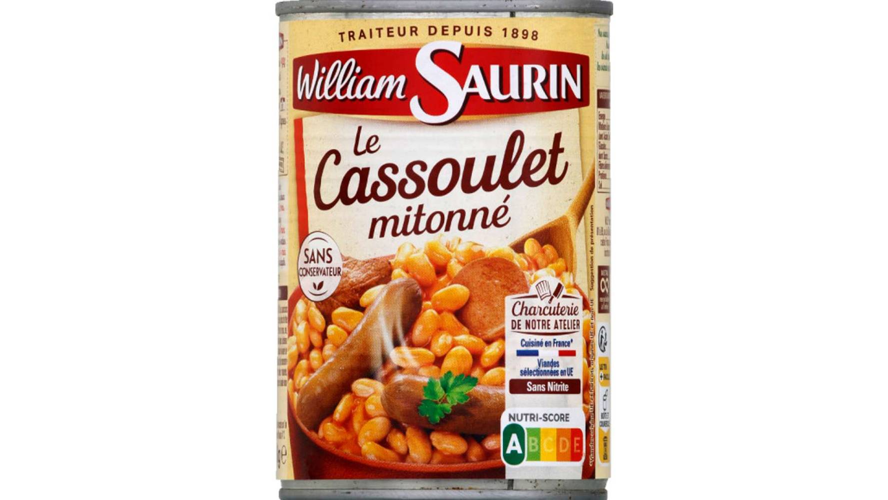 William Saurin Cassoulet mitonné Plat cuisiné, 420g