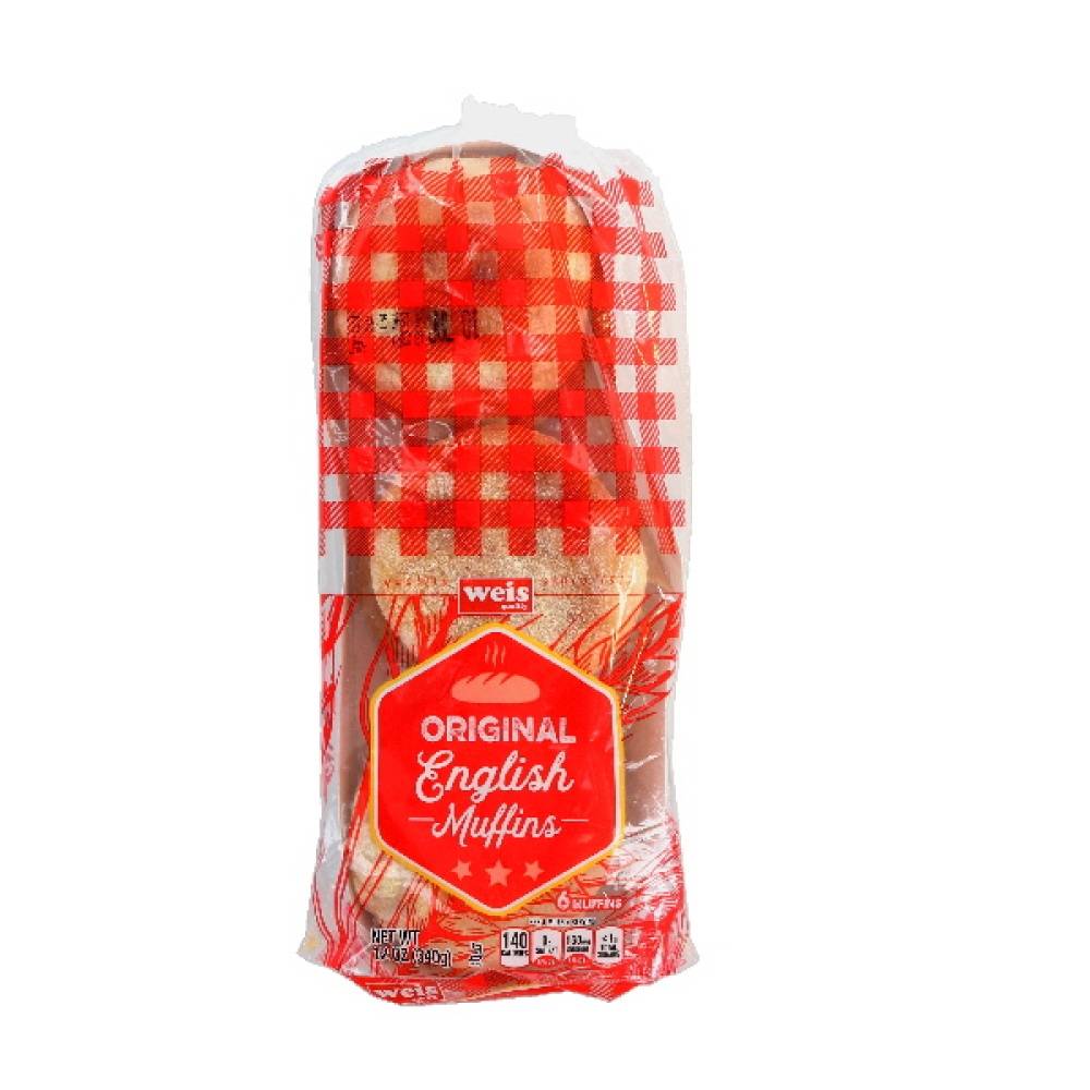 Weis English Plain Muffins (6 ct)