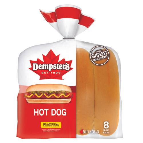 Dempster's Original Hot Dog Buns (8 ct)