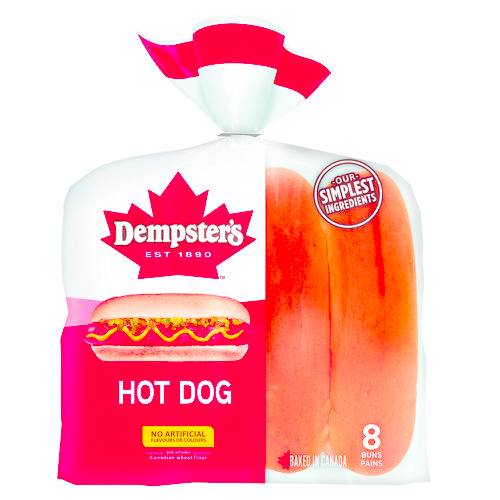 Dempster's Original Hot Dog Buns (8 units)
