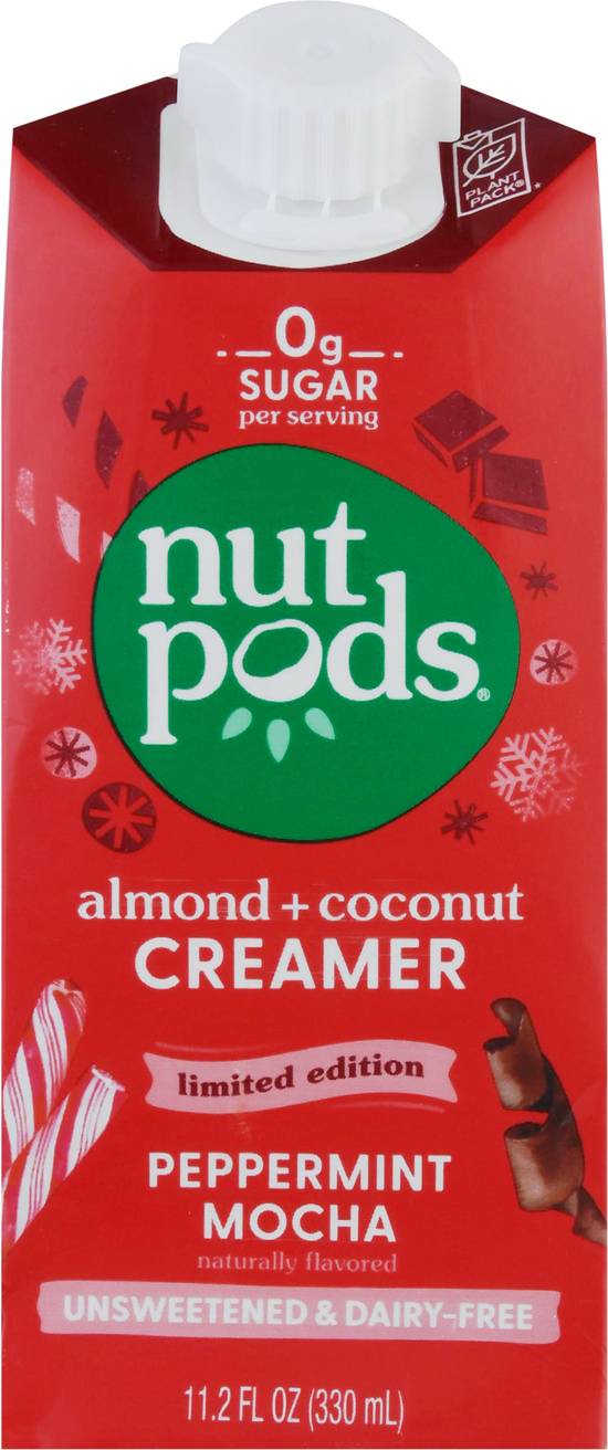 Nutpods Peppermint Mocha Almond Coconut Creamer