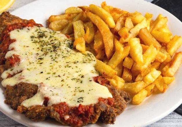 Pechuga a la milanesa