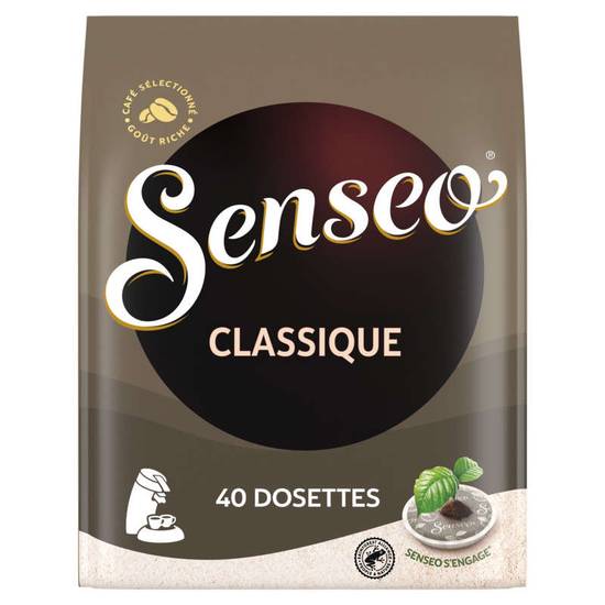 Café - Classique - 40 Dosettes Souples - Equilibré