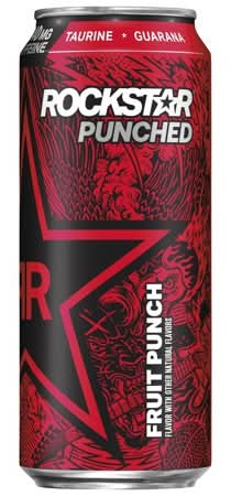 Rockstar Punched Energy Drink, Fruit Punch (16 fl oz)