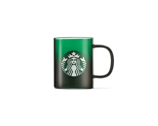 Mug Glass Green Gradient