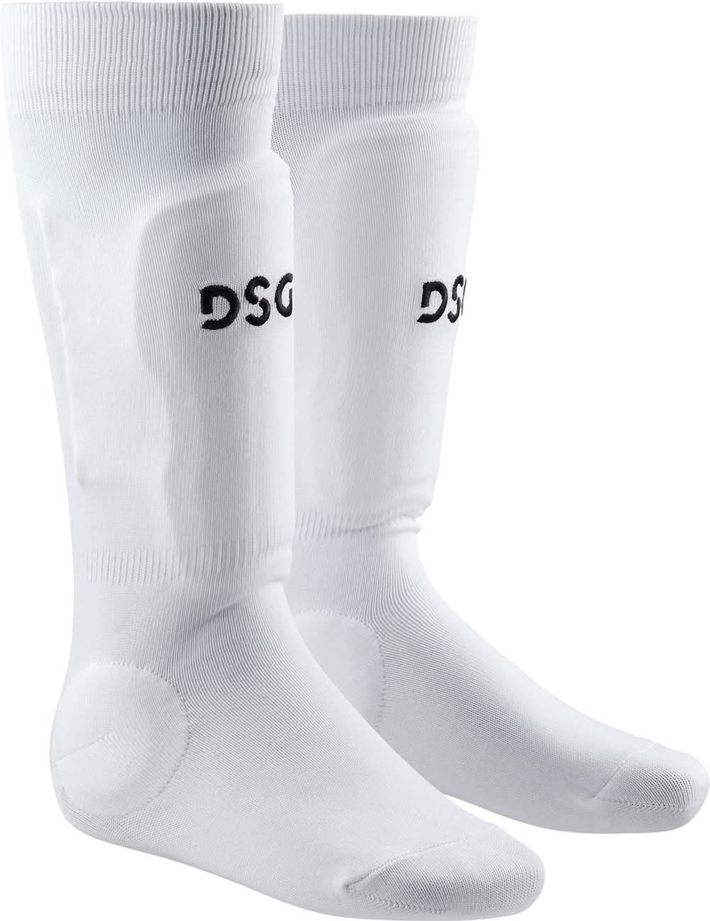 DSG Youth Ocala Soccer Shin Socks (White, S)