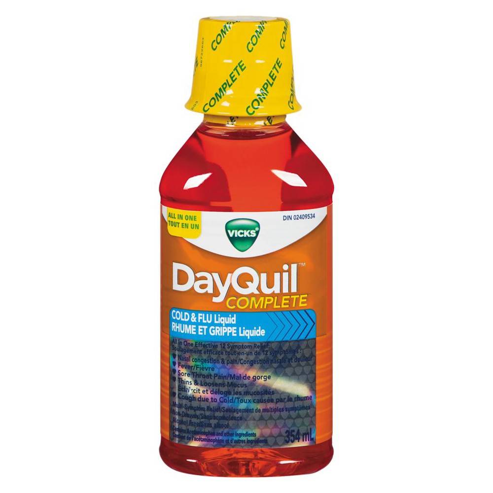 Vicks Dayquil Complete, No Flavour or Scent Delivery Near Me Order
