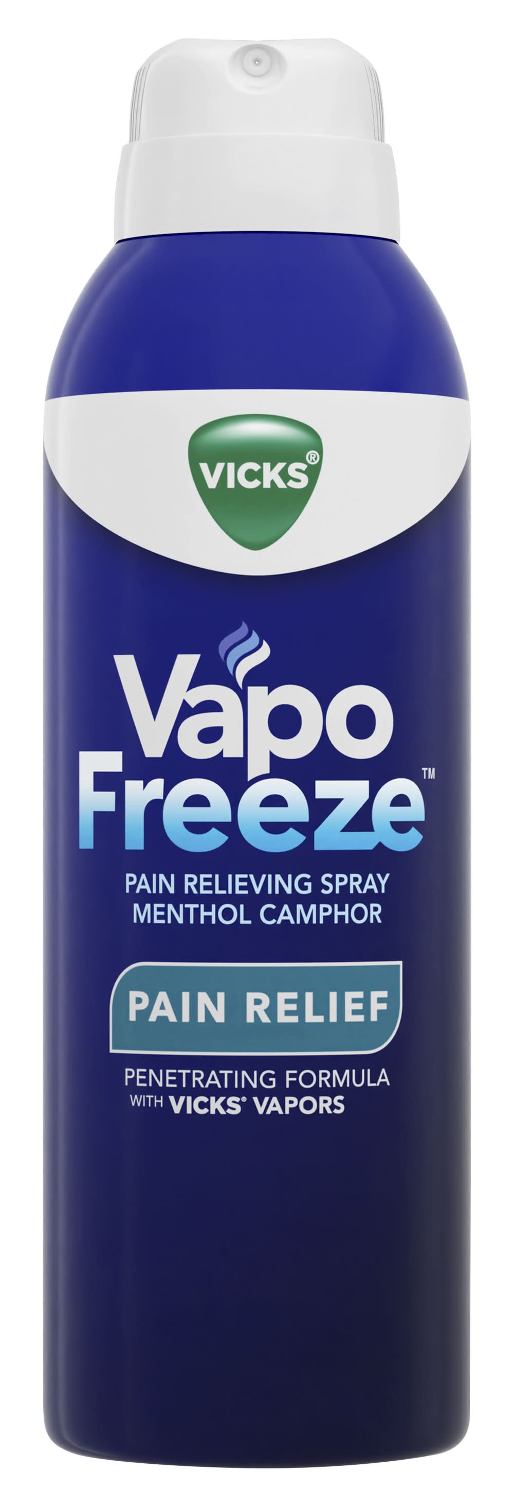 Vicks Vapo Freeze Muscles + Joints Menthol Camphor Pain Relieving Spray (3 oz)