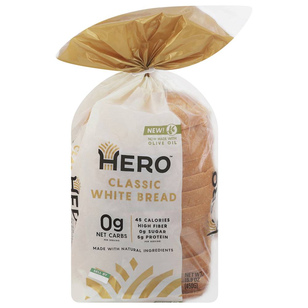 Hero White Classic Bread (15.9 oz)