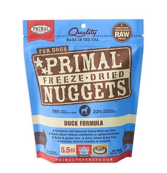 Primal Pet Foods Freeze-Dried Canine Duck Formula (5.5 oz)