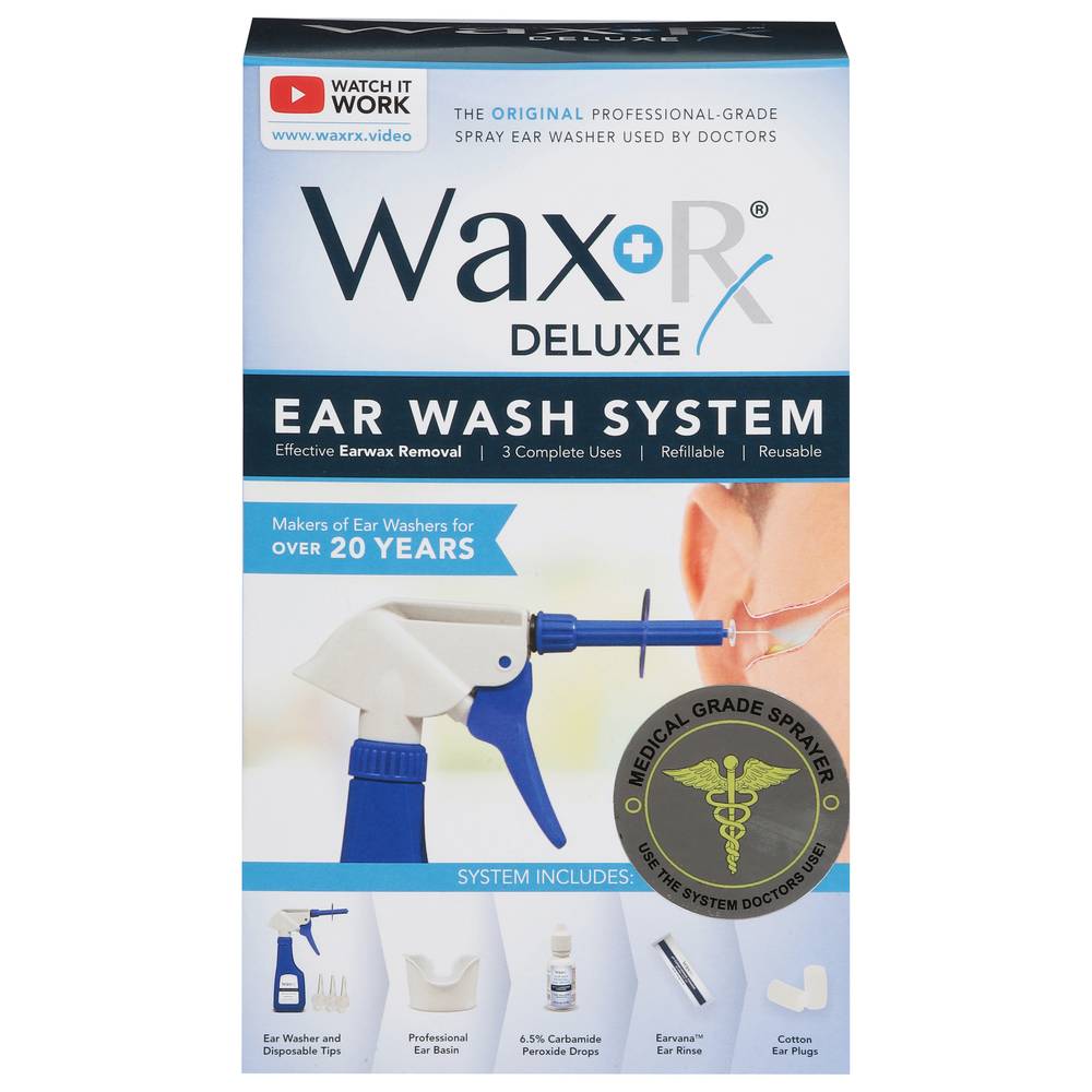 WaxRx Deluxe Ear Wash System (7.2 oz)