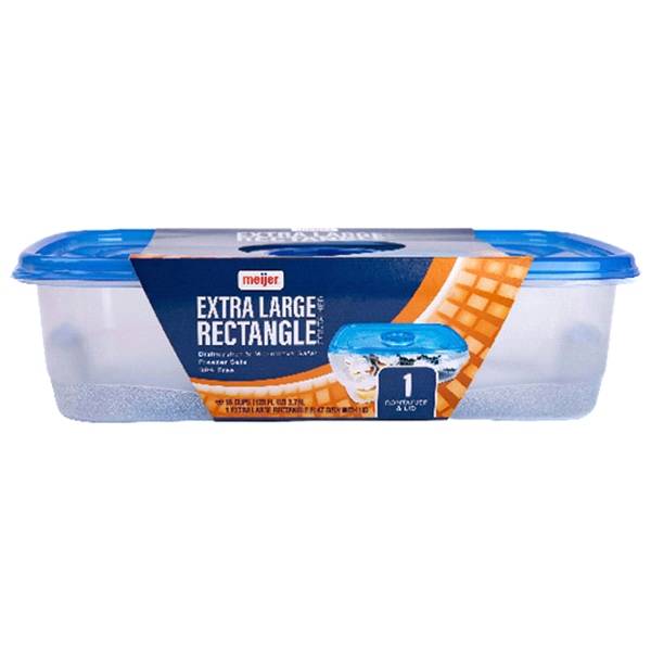 Meijer Storage Containers, Extra Large Rectangle (1 ct)