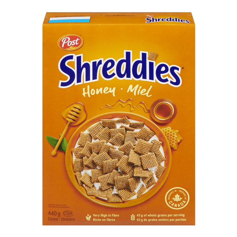 Post Shreddies Honey Cereal (440 g)
