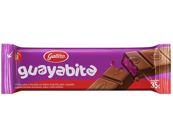 Gallito chocolate guayabita (35 g)
