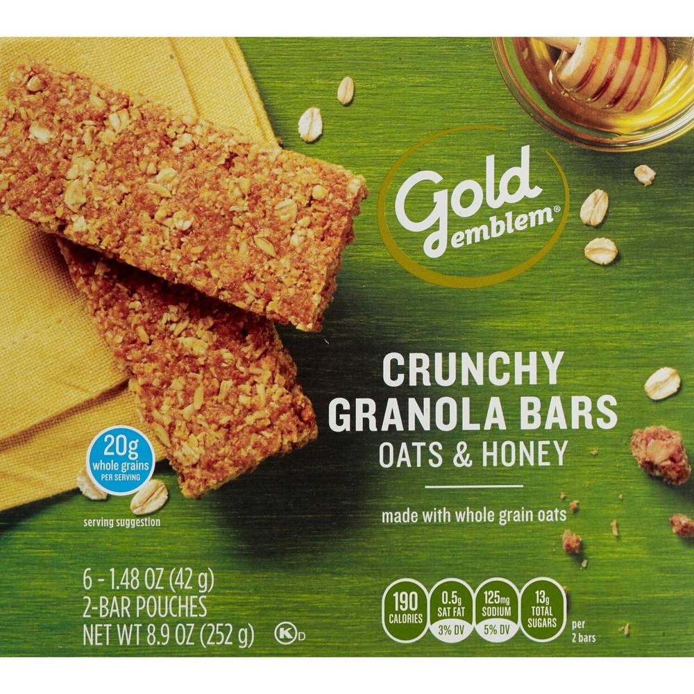 Gold Emblem Crunchy Granola Bars (oats-honey)