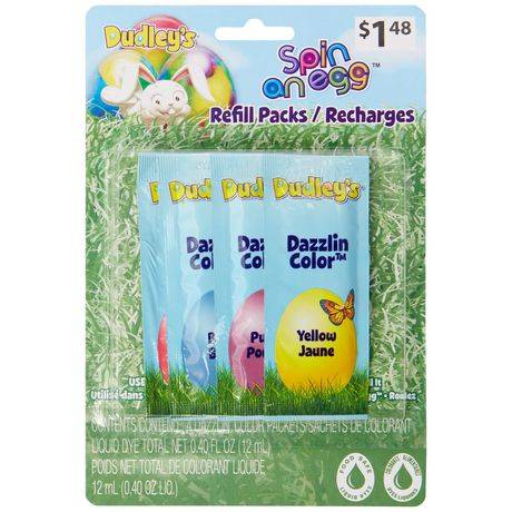 Dudley's Dazzlin' Dye Refill Easter Egg Decoration (12 ml)