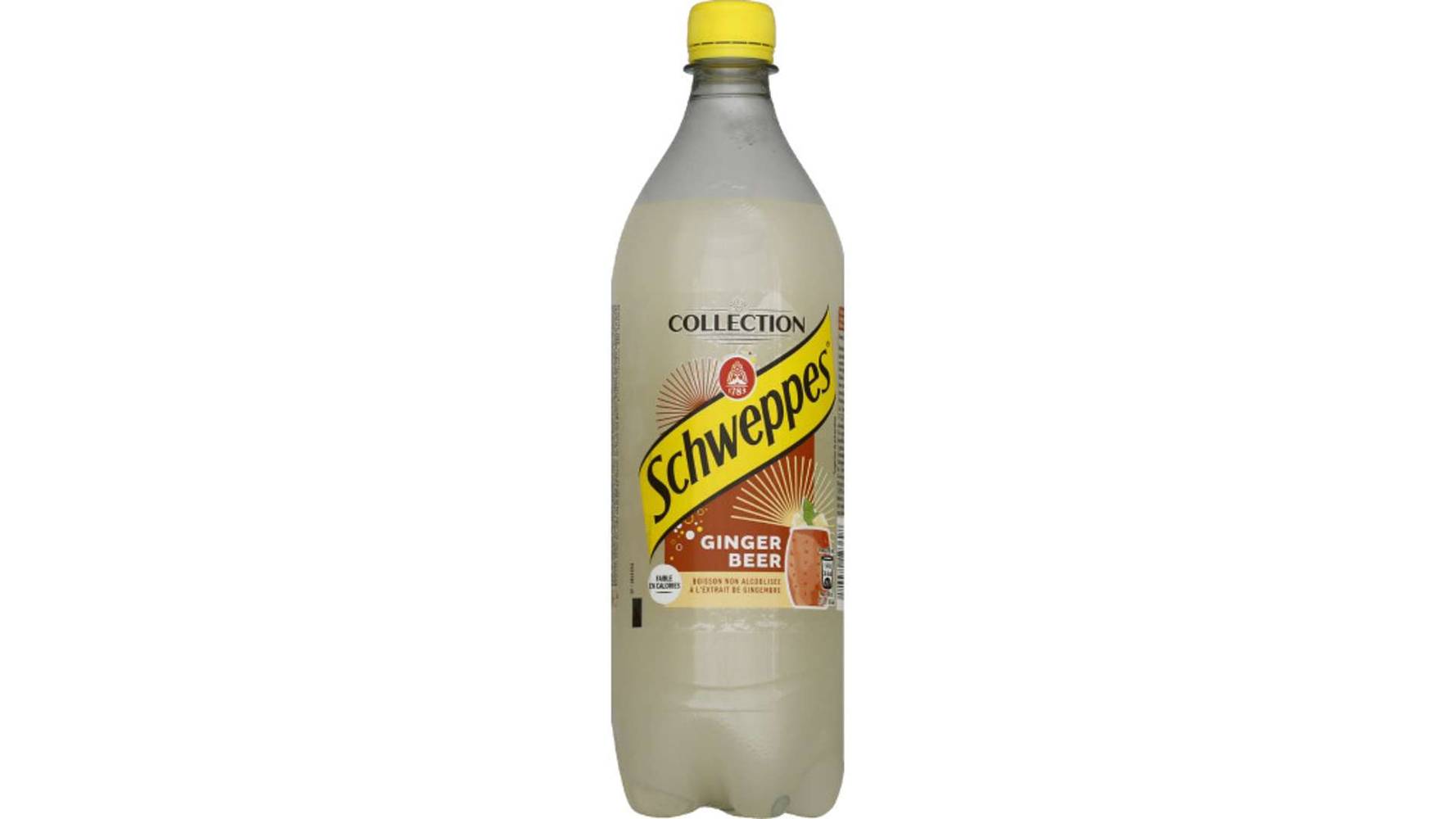 Schweppes - Boisson gazeuse ginger beer (1L)
